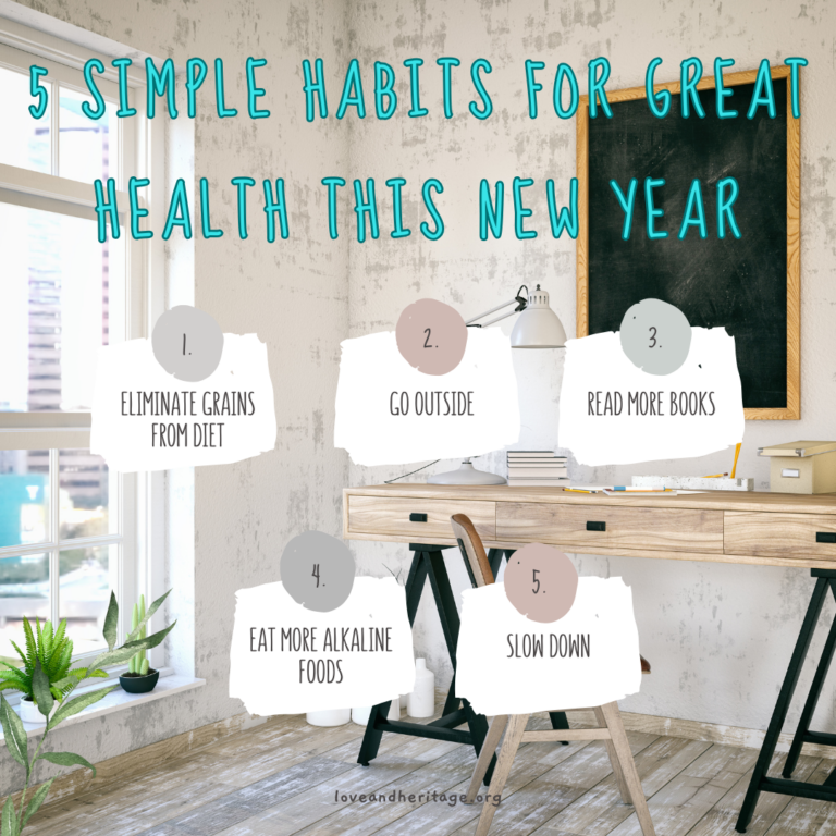 5 SIMPLE HABITS FOR GREAT HEALTH FOR POSTPARTUM MAMAS