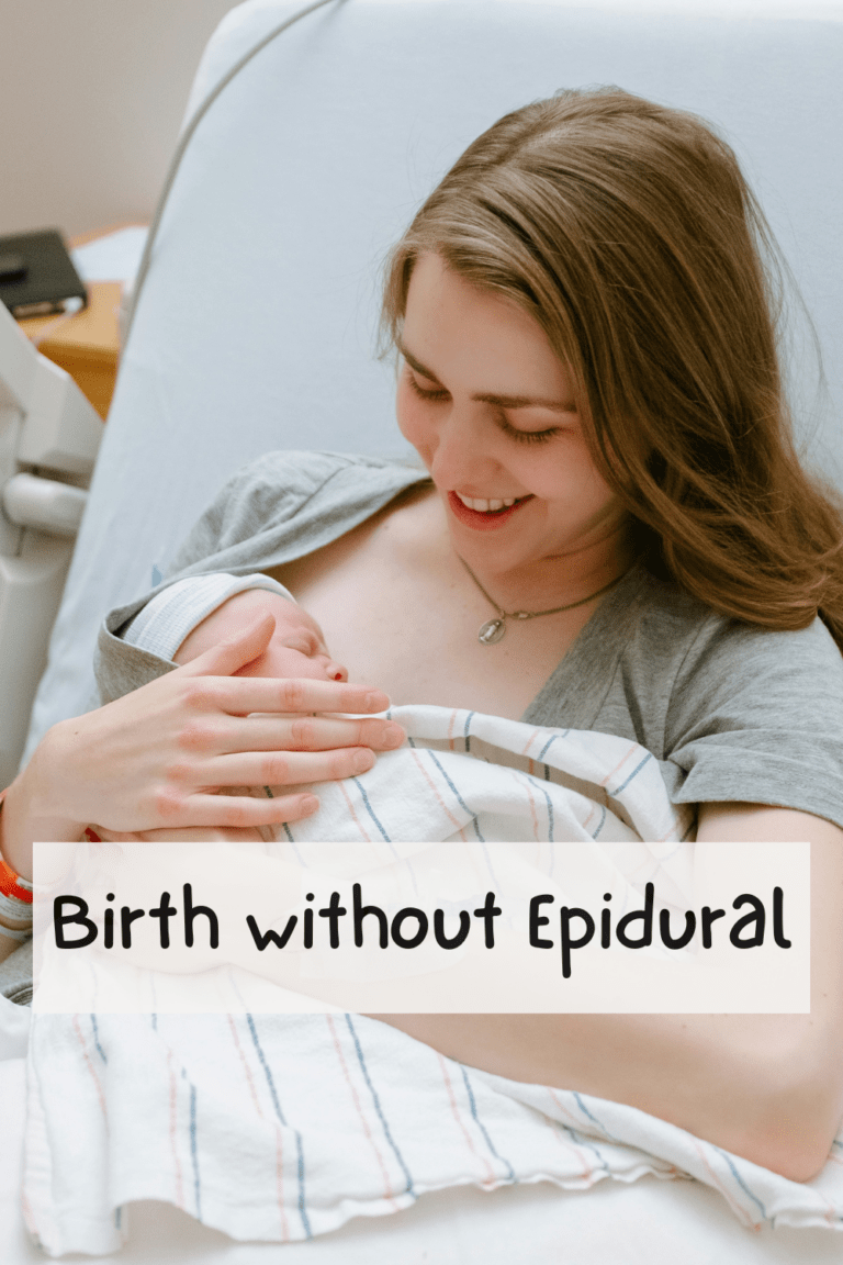 birth without epidural