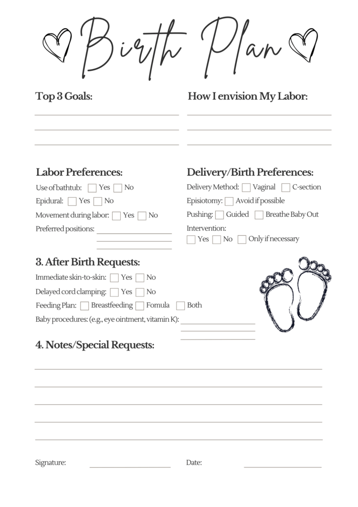 birth without epidural Unmedicated birth plan